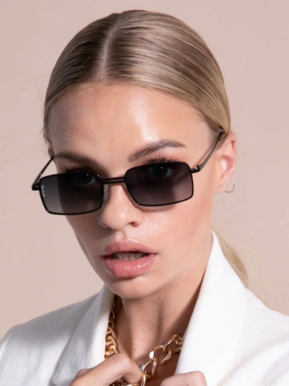 OTRA Revolve ILA Sunglasses in Black NWT